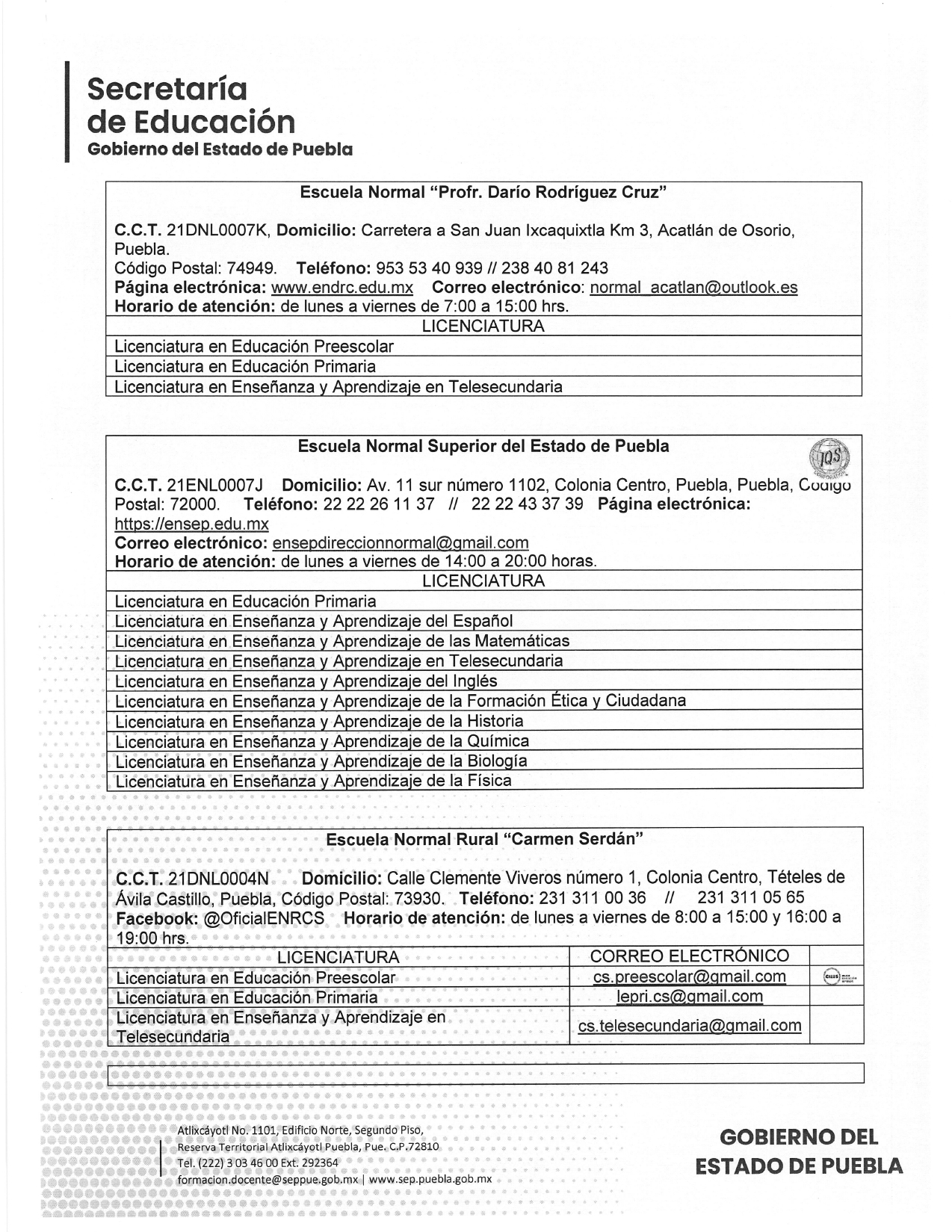 CONVOCATORIA DE INGRESO A LA EDUCACIÓN NORMAL - PUEBLA - 2024 2025_pages-to-jpg-0003